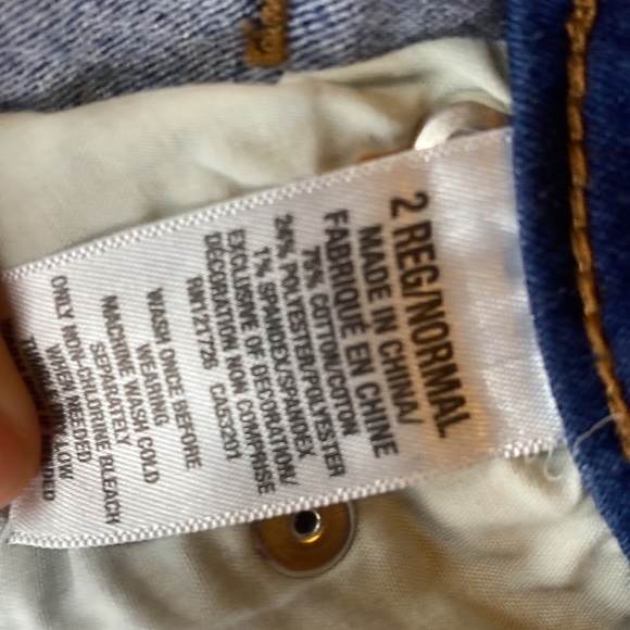 These are a size 2 regular, high waisted jeggings from aeropostale. - Picture 3 of 3